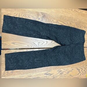 Style & Co. Black Paisley-Texture Leggings